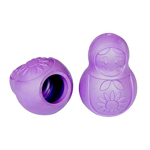 Pet Games Mordedor Recheável Super Resistente Bonequinha Lilás Tamanho Médio Para Cães