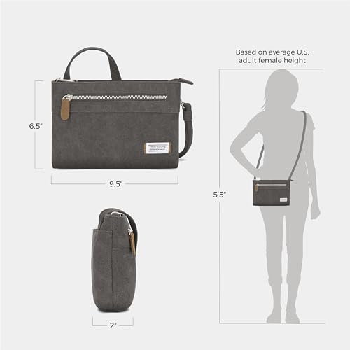 Image of Travelon Women's Anti-Theft Heritage Small Crossbody Cross Body Bag