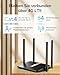 Cudy AC1200 entsperrter 4G LTE Modem Router mit SIM-Kartensteckplatz, 1200 Mbit/s Mesh-WLAN, austauschbaren Mobilfunkantennen, SMA, DDNS, VPN, Cloudflare, LT500D mit austauschbarer Antenne