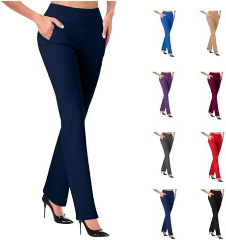Women Business Casual Office Work Pants Premium Stretch Yoga Pants High Waist Work Dress Pant Workout Slacks Women Business Casual Office Work Pants Premium Stretch Yoga Pants High Waist Work Dress Pant Workout Slacks
