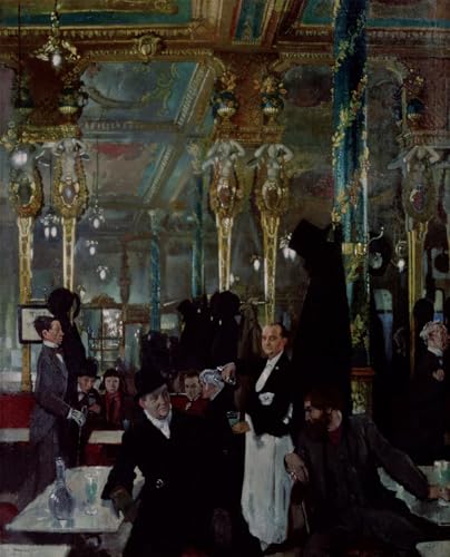 Toile Murale Café Royal Londres William 60x90cm Peinture Abstraite