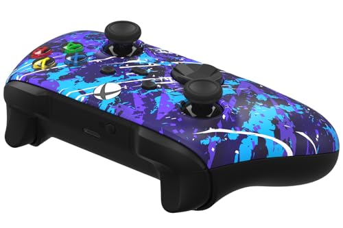 Image of Custom Controllerzz Wireless Controller for Microsoft Xbox Series X /S & Xbox One - Custom Soft Touch Feel - Custom Series X /S Controller (X /S Midnight Surge)