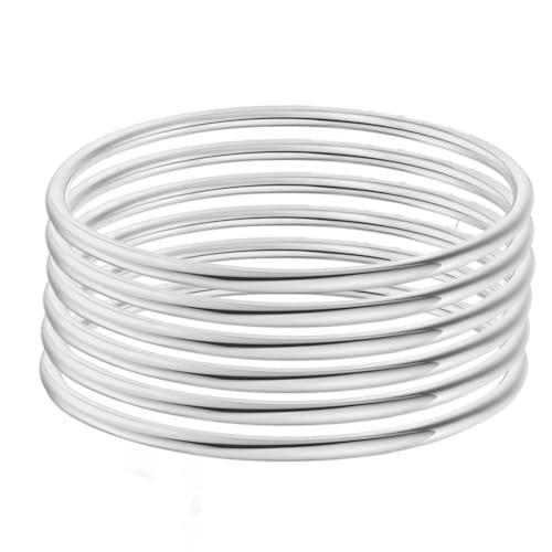 BUYITO Sterling Silver Bangle Bracelets for Women Fashion Jewelry Simple Adjustable 925 Silver Cuff Plated Bangles for Women Mom Wife Valentine Mothers Day Gift (Silver-A2)