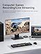 Hagibis Capture Card USB 3.0 mit 100W PD | HDMI auf USB A/C Video Capture Kabel | 1080P@60fps YUY2/MJPEG MS2130 | Game Recorder für Meta Quest 3, Switch, PS5, VR, Streaming & Live Übertragung