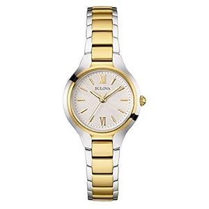 Bulova Ladies’ Classic Dress 3-Hand Quartz Stainless Steel Watch