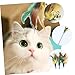 Yardwe 8pcs Interactive Cat Teaser Stick Indoor Cat Exercise Toy for Playful Kittens Engaging Pet Activity for Home Use
