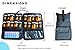 Razbag Travel Medicine Bag – Medicine Travel Bag & Organizer – Secure Bag for Medicine Travel with Lockable Zippers – Spacious Medicine Storage Bag for Prescriptions, Pills, and Medical Supplies, Gray