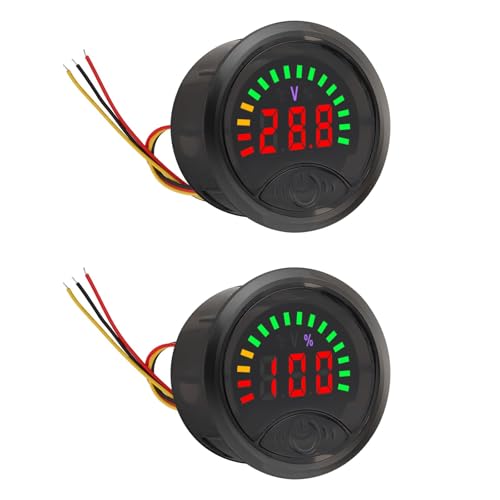 Linkstyle Battery Voltage Meter, DC 7-100V Voltage Gauge,