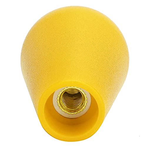ciciglow Joystick's Oval Balltop, Oval Joystick Head Rocker Ball Top Handle M6 Type Game DIY Teile Ersatzgriff Gaming Zubehör(Gelb)