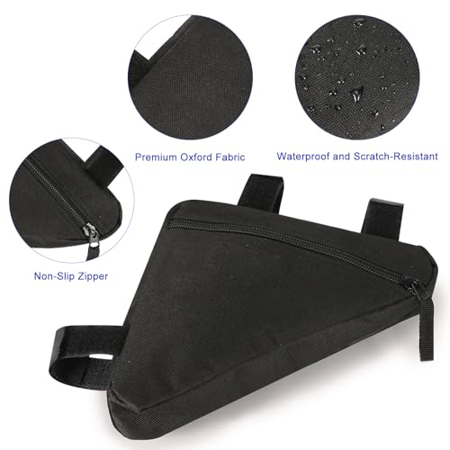 Bike Frame Bag, Premium Bike Pouch for Mountain Road Bike,