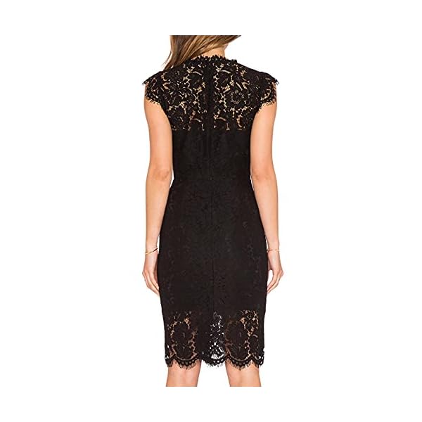MEROKEETY-Womens-Sleeveless-Lace-Floral-Elegant-Cocktail-Dress-Crew-Neck-Knee-Length-for-Party MEROKEETY Women's Sleeveless Lace Floral Elegant Cocktail Dress Crew Neck Knee Length for Party, Black, Medium