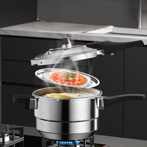 Olla a presión de acero inoxidable 5 L miniatura 4
