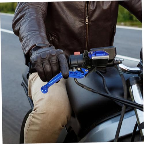 Levier de frein moto UKCOCO guidon ajustable lot de 2 pièces - 6