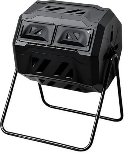 Xiraivkeコンポスター容器 家庭用 生ゴミコンポスト 大容量 屋外大型 自家製堆肥用 家庭菜園・園芸・ガーデニング適用 生ごみ・雑草・落ち葉・枯れ葉処理 庭・畑用 おしゃれデザイン?