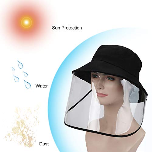 DECDEAL Proteção solar ao ar livre Sun Cap Viajando Chapéu de pesca com viseira removível Tampa da f