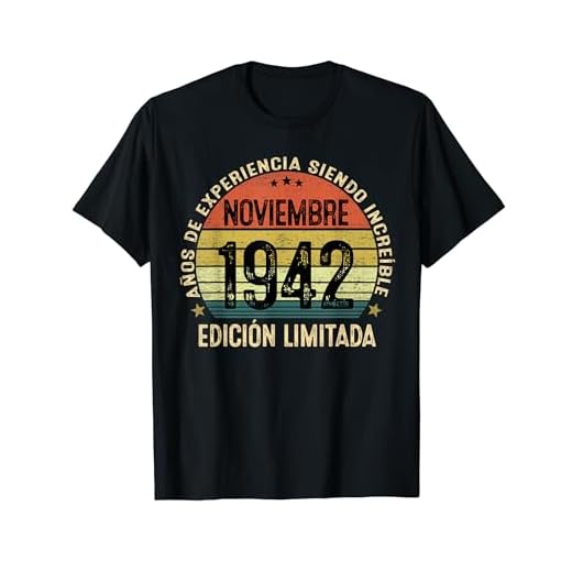 82 Años Cumpleaños Regalos Originale Hombre Noviembre 1942 Camiseta