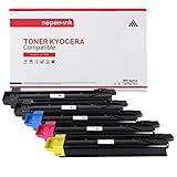  NOPAN-INK - x5 Toners - TK895K (Noir x2 + Cyan + Magenta + Jaune) - Compatible pour Kyocera FS-C 8020 MFP Kyocera FS-C 8025 MFP Kyocera FS-C 8520 MFP Kyocera FS-C 8525 MFP