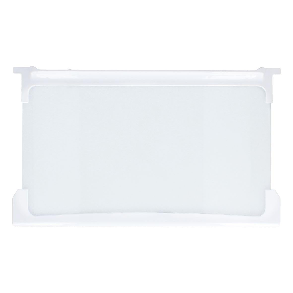 easyPART Kompatibel/Ersatz für Beko 4312240400 Glasplatte mitte für Kühlteil 495x297mm mit Leisten für KühlGefrierKombination