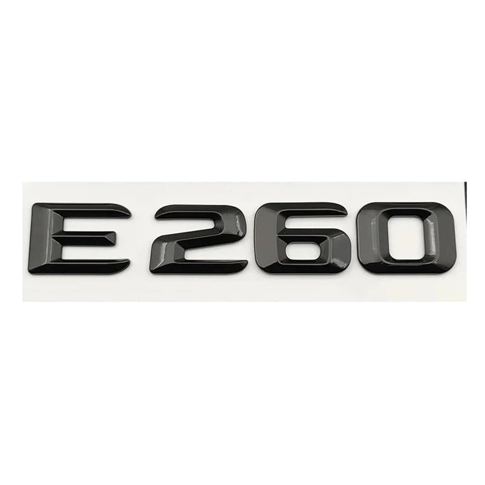 YTQMoreBNZ YYDStes ABS Silver Compatible With Mercedes Benz Grade E E200 E220 E300 E320 E350 W213 W212 W211 Letters Emblem Badge