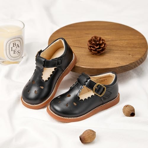 Image of Otter MOMO Toddler /Little Girls Mary Jane Slip-on School Uniform Party Dress Shoes