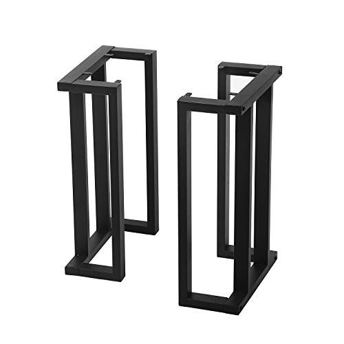 Up To 50% OFF Womio Furniture Legs H28xW17.7(2pcs) Rustic Decory C-Shape Table Legs,Heavy Duty Metal Desk Legs,Dining Table Legs,Industrial Modern,DIY Iron Legs