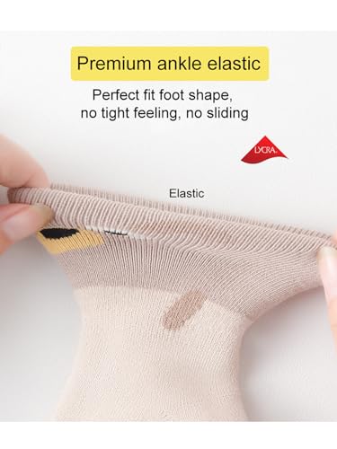 Baby Non Slip Socks Toddler Anti Skid Slipper Crew Sock Warm Thick Crawling Sock for Unisex Girl Boy Newborn 5 Pairs2