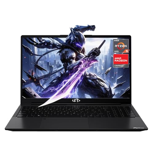 Image of NIMO 15.6 inch AMD Gaming Laptop, Ryzen 5 6600H Radeon 660M Graphics(Beat i7-1165G7),32GB DDR5 RAM 1TB SSD, Backlit Keyboard, Fingerprint Reader& Privacy Webcam for Secure Business Office, 2-Year Warranty