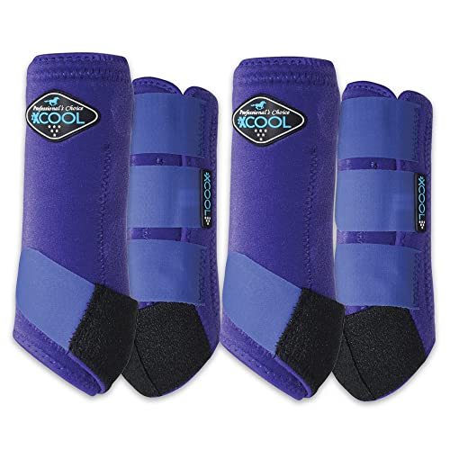 Image of Professional's Choice 2XCOOL Sports Medicine Horse Boots | Protective & Breathable Design for Ultimate Comfort & Durability in Active Horses | Value 4 Pack