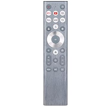 Controle remoto de voz de substituição compatível com Hisense 75U7N 85U7N 55U6N 55U7N 75U6N 85U6N 65U75N 65U7N 75U75N 65U6N Smart Google TV