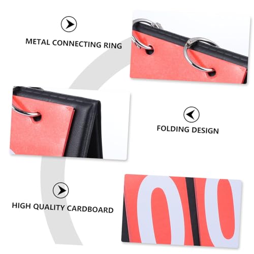 Marcador Plegable Portátil para Baloncesto Rojo miniatura 7