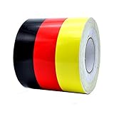 fangfei 6 inches Wide Germany Flag Stripe Decal Sticker for Car Exterior Cosmetic, Hood, Front/Rear Bumpers, Side Fenders