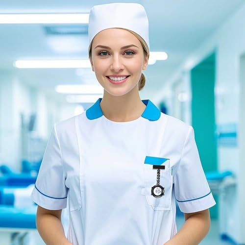Image of Lancardo Pin on Electronic Watch: HD Digital Display Multi-Function Day Calendar Alarm Stopwatch for Nurses Doctors Hikers Chefs Climbers