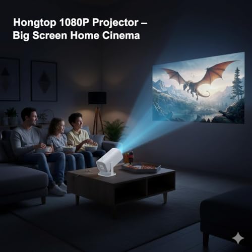 Drumstone 15 πππππ πΎπππππππ Smart 1080P Full HD LED Projector for Home Entertainment, LCD Big Screen Display with HDMI USB AV VGA Input, Portable Indoor Movie & Video Projection System 2 41DwNmBC2UL