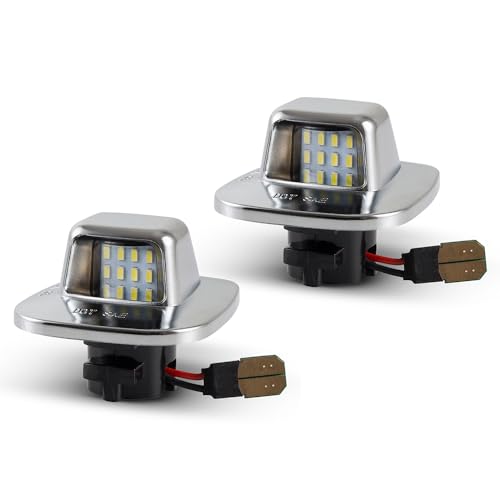 PBHOVIITG Lampe blanche for plaque d'immatriculation, 2 pièces, for Chevy GMC série C/K 1988 – 2001 S15 Jimmy Chevrolet Blazer 1992-1994 S10