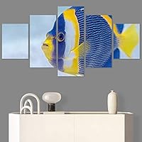 SIGNWIN 5 Panel Canvas Wall Art Peaceful Seas for Home Decorations Ready to Hang - 60