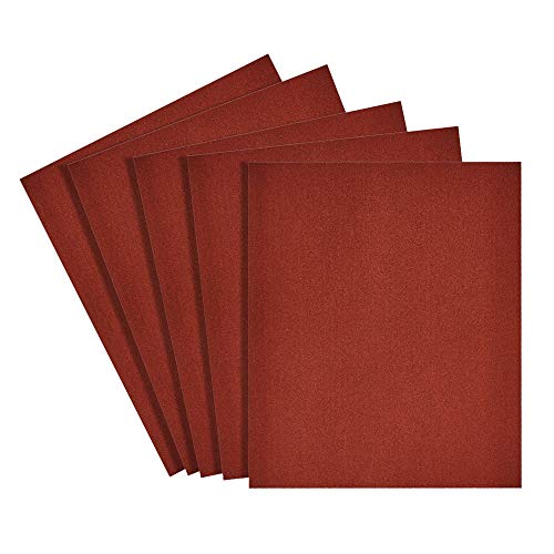 Acroma 25 Pieces 9x11-Inch Sand Paper 150 Grits Sanding Sheets Sandpaper Assortment For Sanding Block Sander