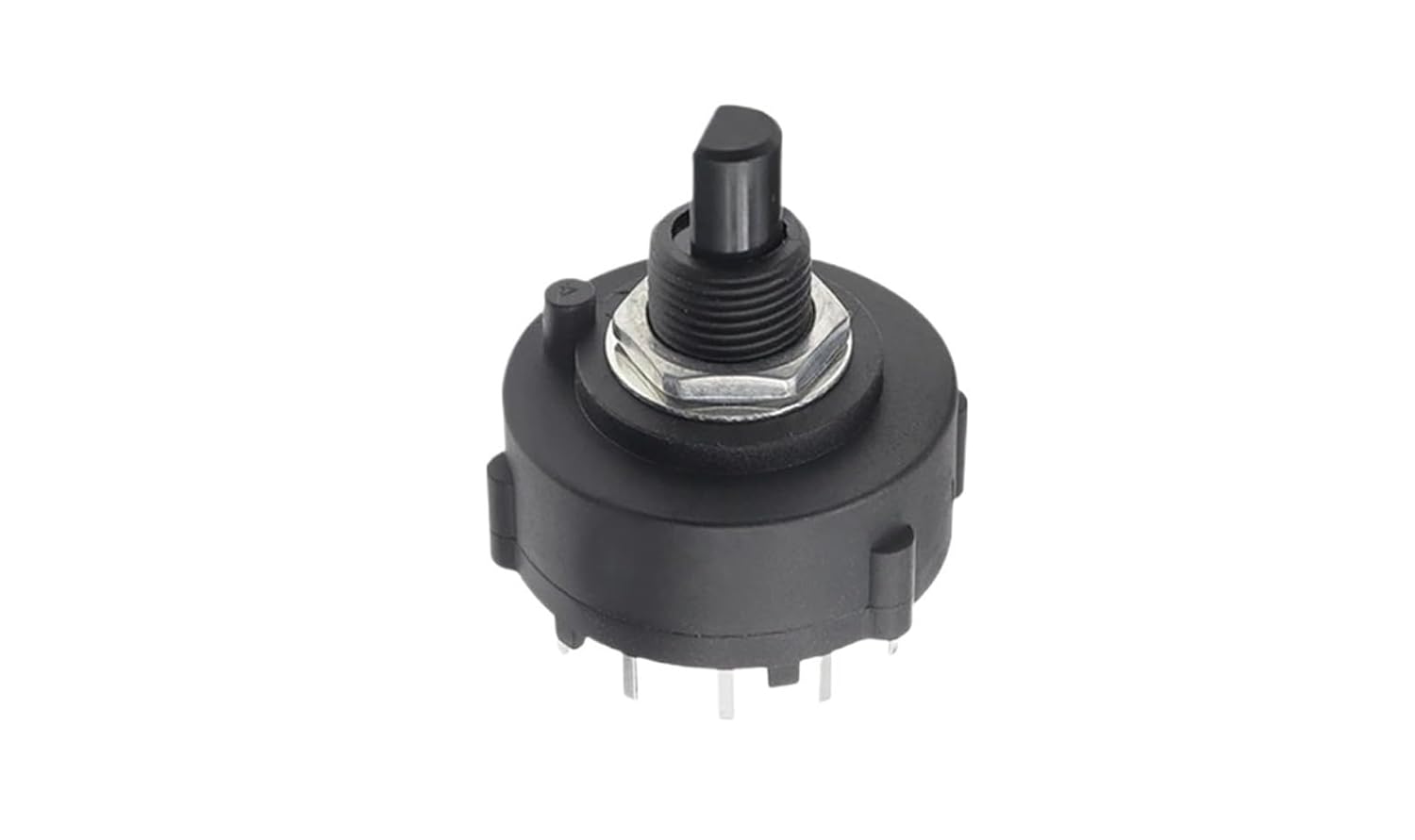 RS26 1 2 3 4 Pole Position 12/6/4/3 Selectable Band Rotary Channel Selector Switch Single Deck Rotary Switch Band(Full axis 15mm,2 Pole 6,2PCS)