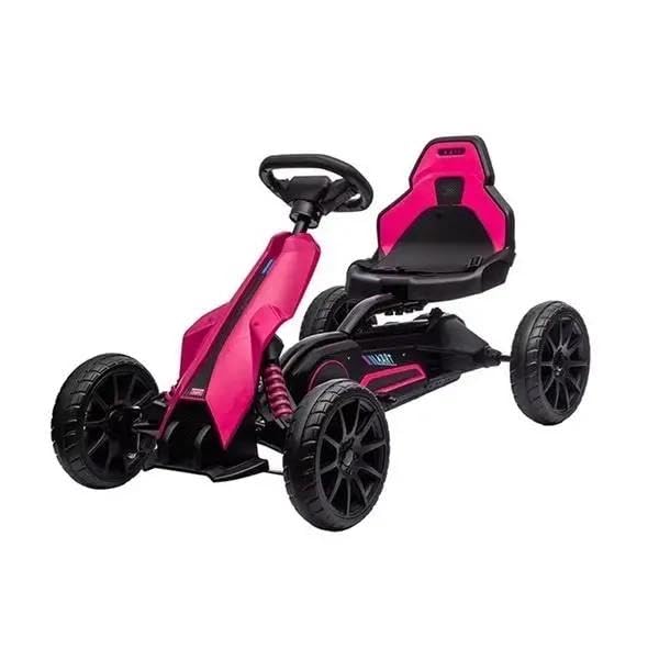 Kart à pédale Speedster rose idéal pour les jeux en plein air au parc et au jardin