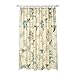 Madison Park Shower Curtain, Bird & Leaf Print, Farmhouse Shower Curtain for Bathroom, Modern Country Bathroom Décor, Machine Washable, Cotton Shower Curtain, Quincy, 72x72
