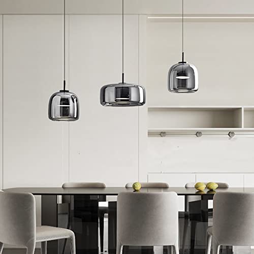 Lámpara colgante de vidrio para cocina dormitorio moderna luz de techo interior 3