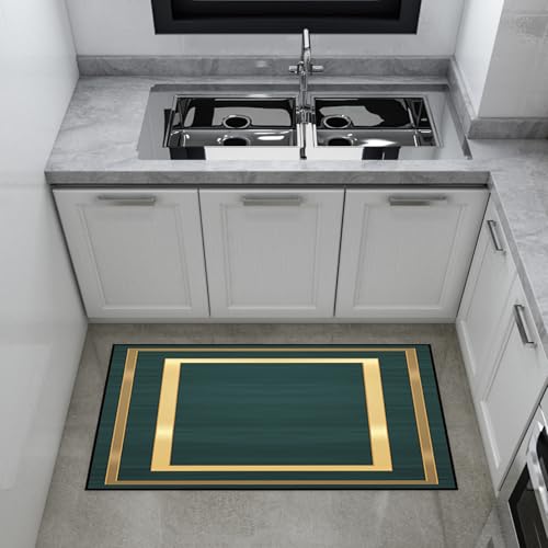 Alfombra de pasillo 40x100 cm lavable e impermeable para proteger el suelo de la cocina 6