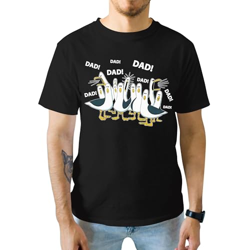 AstroFazz Dad Shirt - Father T-Shirt - Dad Tshirt - Daddy Tshirt - Father's Day T Shirt - Tshirts for Father from Daughter, Son - Gifts for Father's Day (Black,M)
