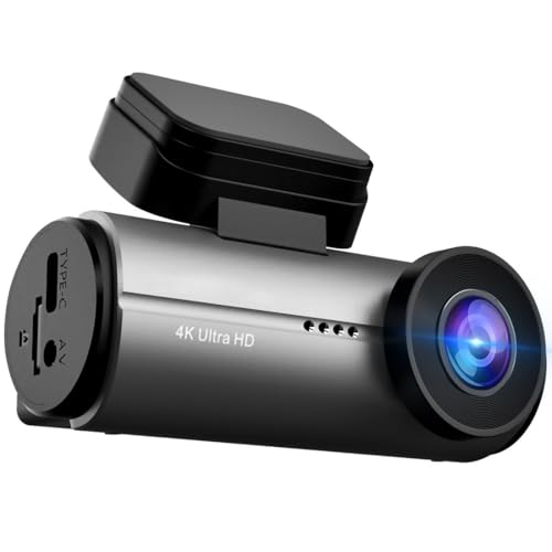 Image of Maharsh 3 Dash Cam 4K Front 1080 Rear & 1080 Cabin Dashcam WiFi GPS Front Cabin Recorder Cars Infrared Night IPS 3 inch Screen Loop Recording WDR Parking