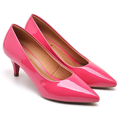 Scarpin Casual Feminino Ellas Online Salto Baixo