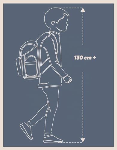 Baagl Sac à dos scolaire pour garçons, filles - Sacs d'école pour enfants avec dos ergonomique, sangle de poitrine et éléments réfléchissants (Harry Potter Fantastic Beasts) – vue 6