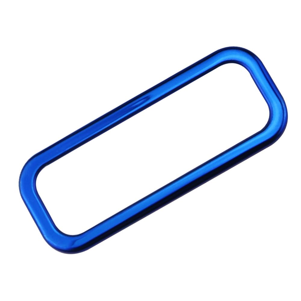 Xfheqmd Blue Car Interior For Nissan For Kicks 2017-2022 Car Rear Trunk Door Handle Frame Decoration Cover Sticker Trim Styling(Blue)