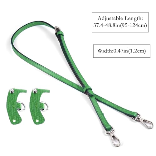 Jiesinlov Leather Bag Shoulder Strap Replacement Crossbody Adjustable Conversion Kit Fit for Mini Pouch