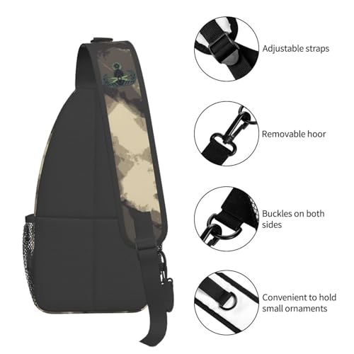 Morrales crossbody negros para hombre pequeño resistente agua miniatura 6