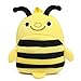 25 estilos bebé lindo de dibujos animados de felpa mochila bolsa de hombro para niños de 1 a 3 años Amarillo abeja S