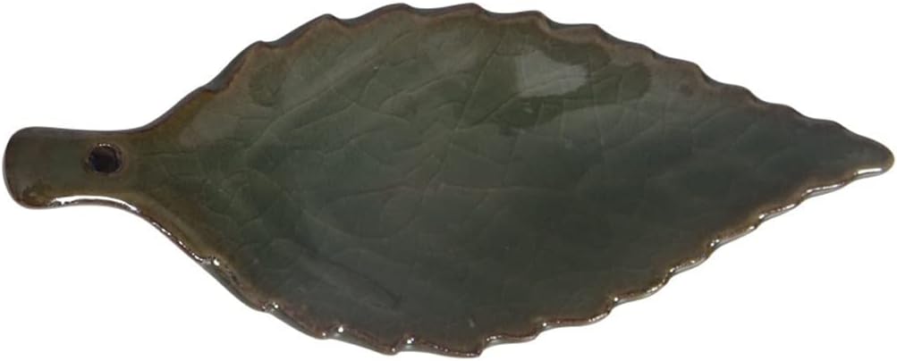 Incense Holder Incense Burner Incense Waterfall Antique Incense Burner Celadon Line Incense Holder Point Incense Burner Bodhi Leaf Incense Seat Incense Insert Sink Aromatherapy Furnace Decoration Back